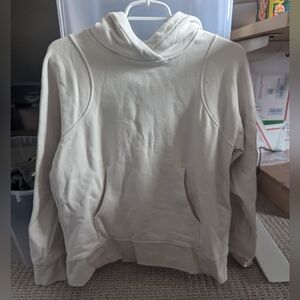 Lululemon Loungeful Hoodie, White Opal, Size 6